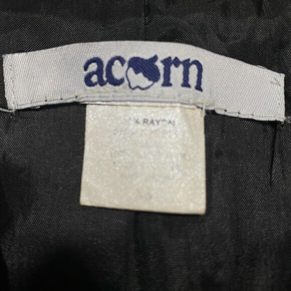 Acorn Blazer Women's XS Brown Open Front and Pink Fall Thanksgiving Natural - Picture 7 of 10